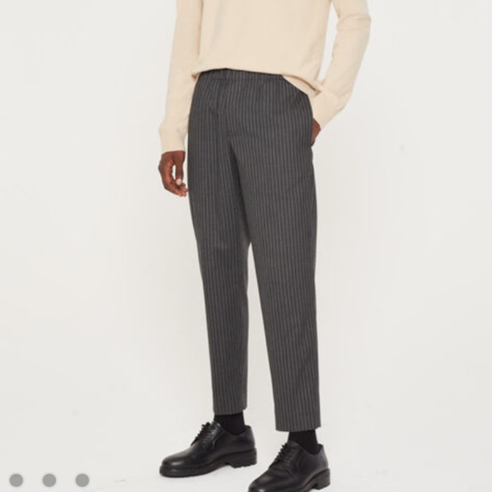 Club Monaco Like New Men’s Elasticated Striped Trouser Size Small